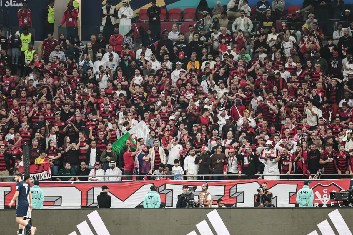 Torcida do Flamengo na final do Mundial 